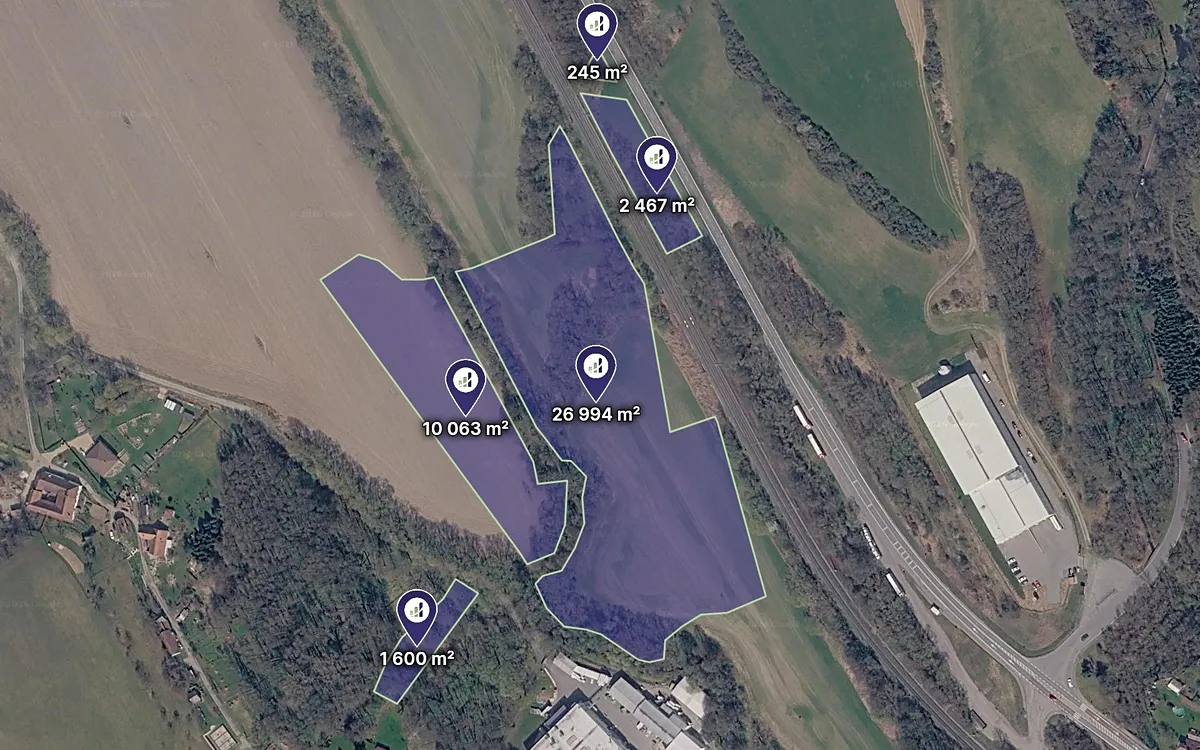 Prodej pole 41369 m²